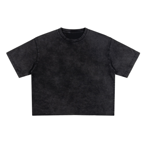 Cropped snow XSTYLE T-shirt