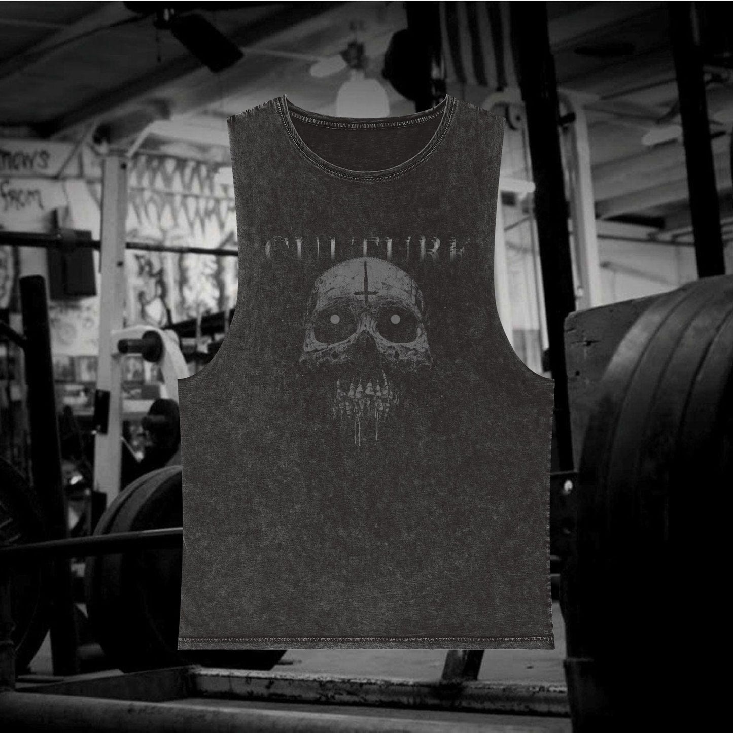 Tank Top-SKULL CULTURE Workout