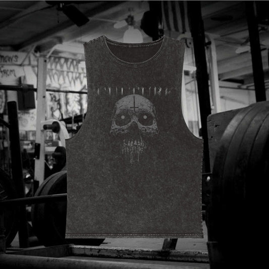 Tank Top-SKULL CULTURE Workout
