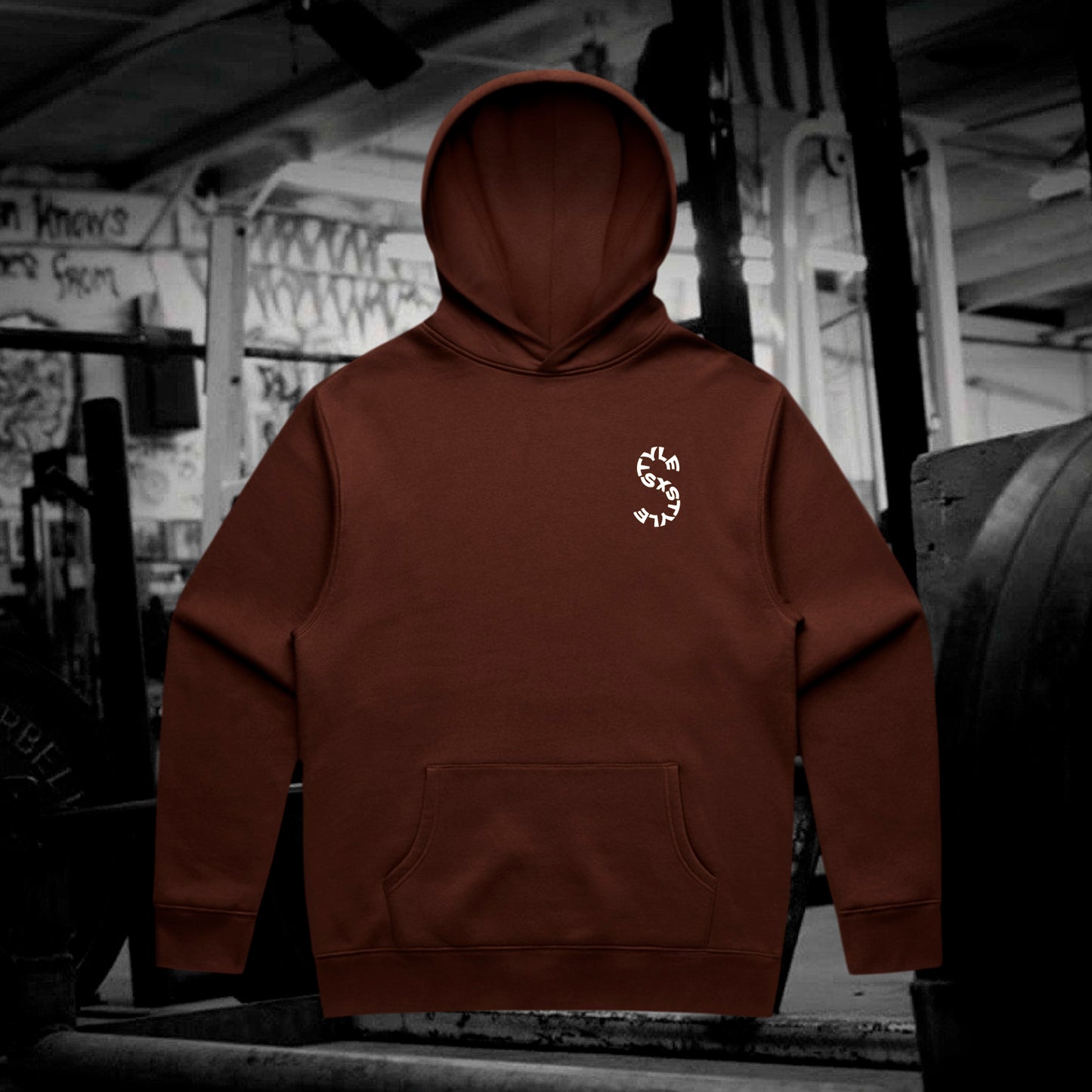 Relaxed XSTYLE Dark Hoodie