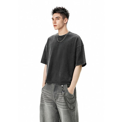 Cropped snow XSTYLE T-shirt